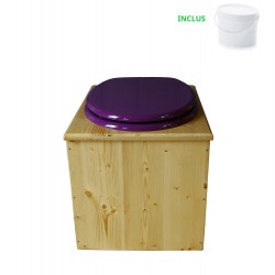 Toilette sèche huilée - La violet prune