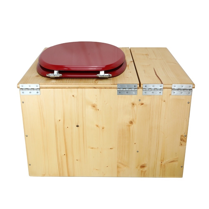  Toilette sèche huilée avec bac à copeaux de bois