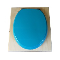Toilette sèche - La Bleu turquoise inox