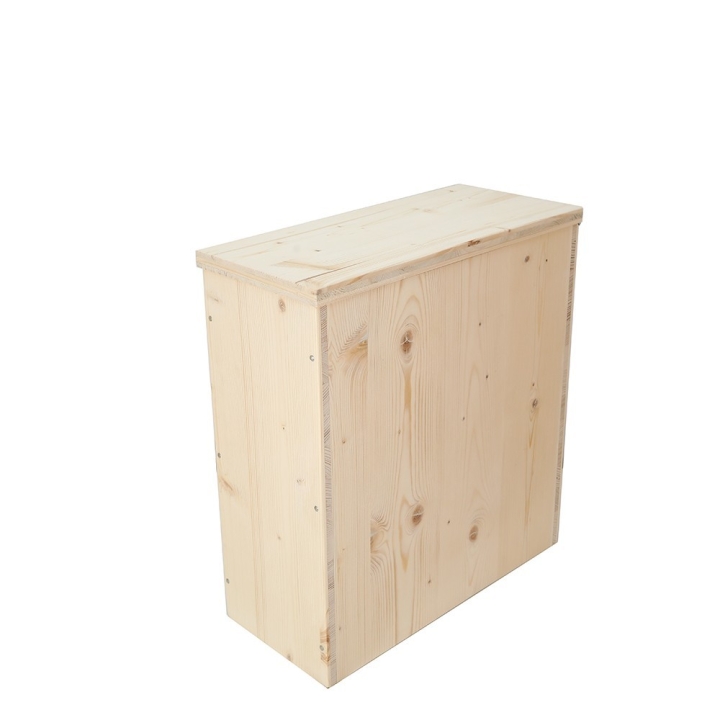  sciure de bois avec couvercle pour toilette sèche - modèle brut rehaussé