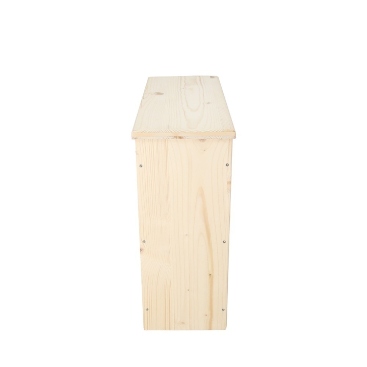  Bac à copeaux de bois avec couvercle pour toilette sèche - modèle brut spécialement adapté pour la gamme inox rehaussée