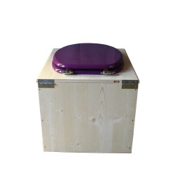 Toilette sèche - La violet prune inox