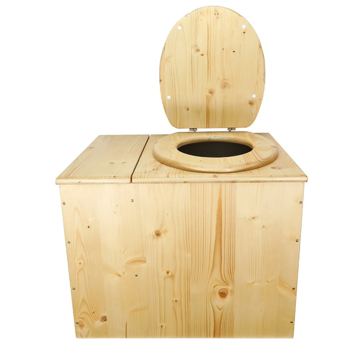 Toilette sèche en bois huilé
