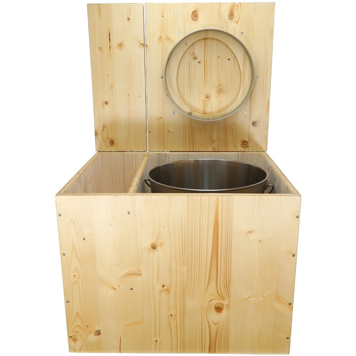  Toilette sèche en bois huilé