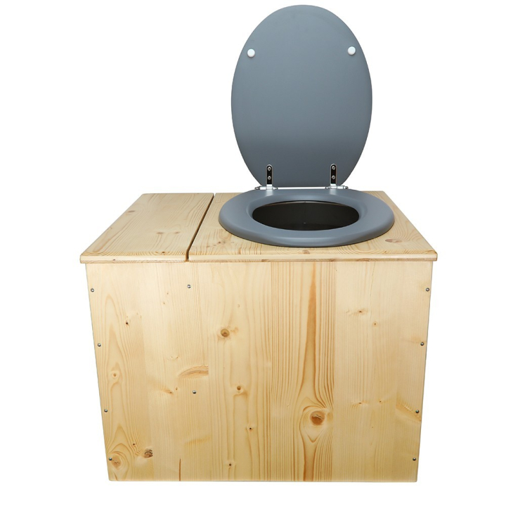  seau inox et bavette inox. Hauteur PMR 50 cm.