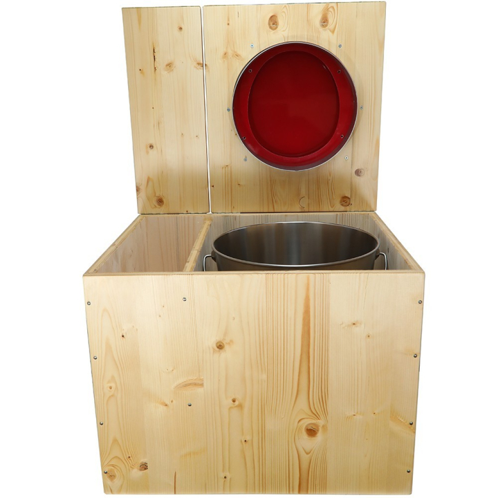  abattant rouge framboise