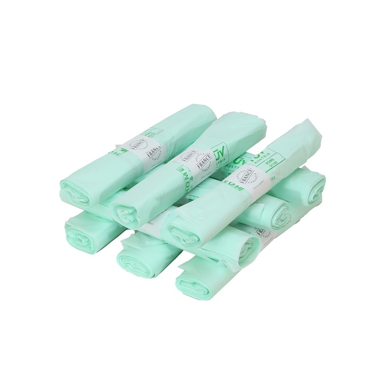 Lot de 9 Rouleaux de 20 sacs biosourcés de 50L 100% biodégradables et compostables pour toilette sèche