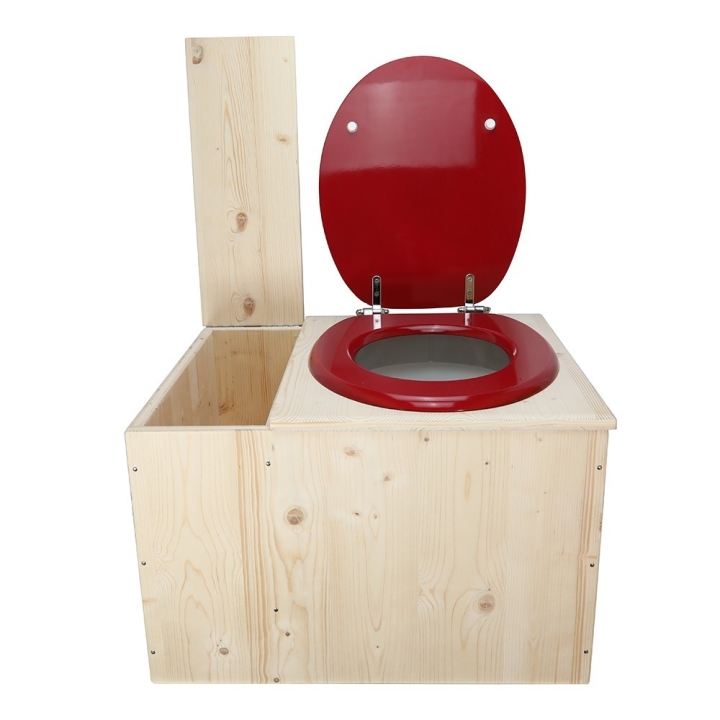  Toilette sèche avec bac à copeaux de bois
