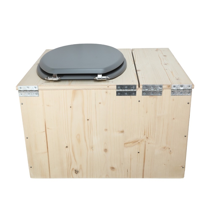  Toilette sèche avec bac à copeaux de bois