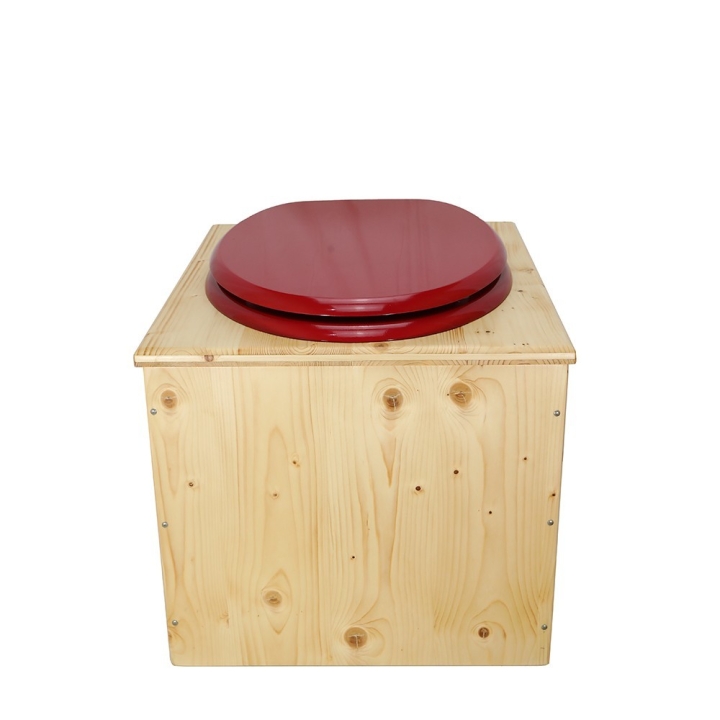  seau plastique 22 litres - la rouge framboise complète huilée