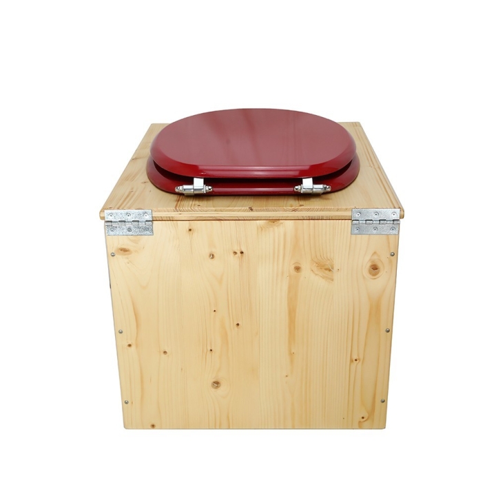  seau plastique 22 litres - la rouge framboise complète huilée