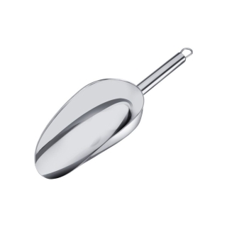 Pelle à copeaux de bois en inox. Pelle inox pour toilette sèche