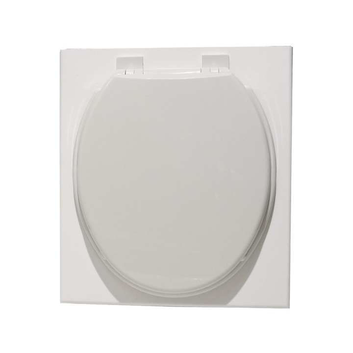  seau inox et bavette inox - Modèle peinture blanche