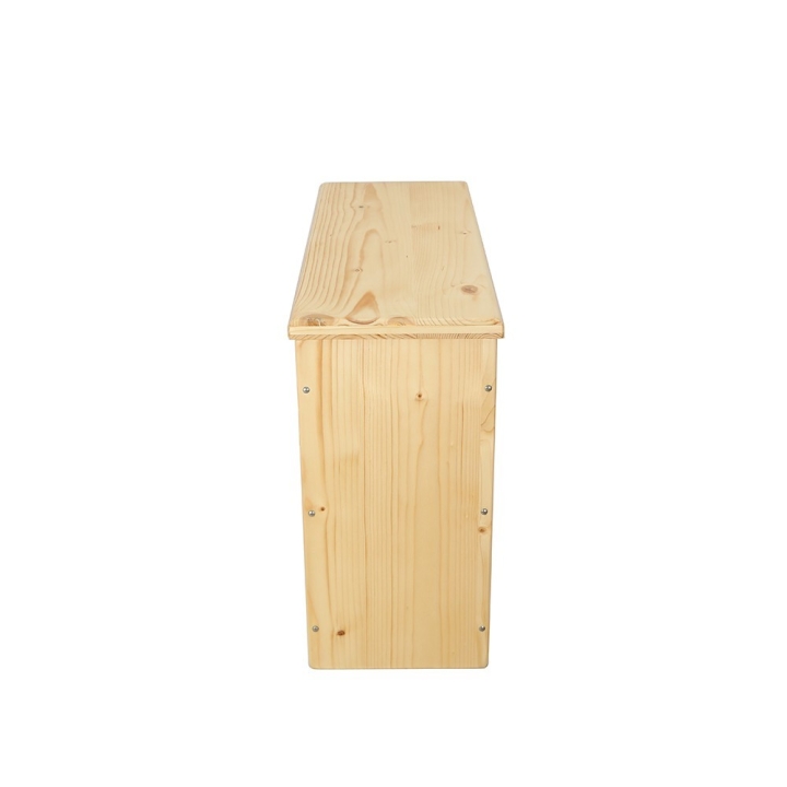  Bac à copeaux de bois avec couvercle pour toilette sèche - modèle huilé spécialement adapté pour la gamme inox