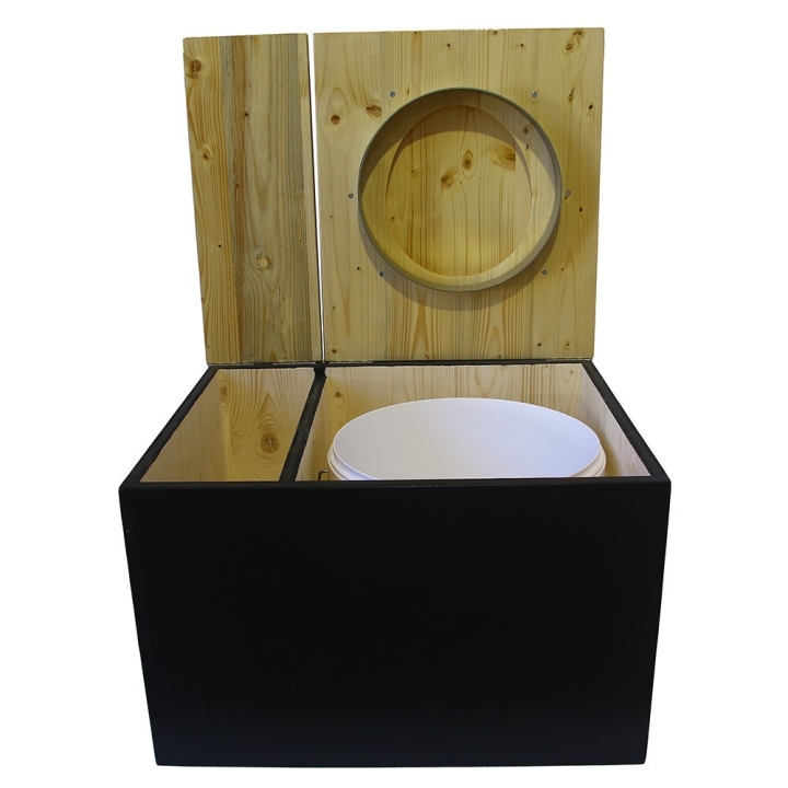  Toilette sèche avec bac à copeaux de bois