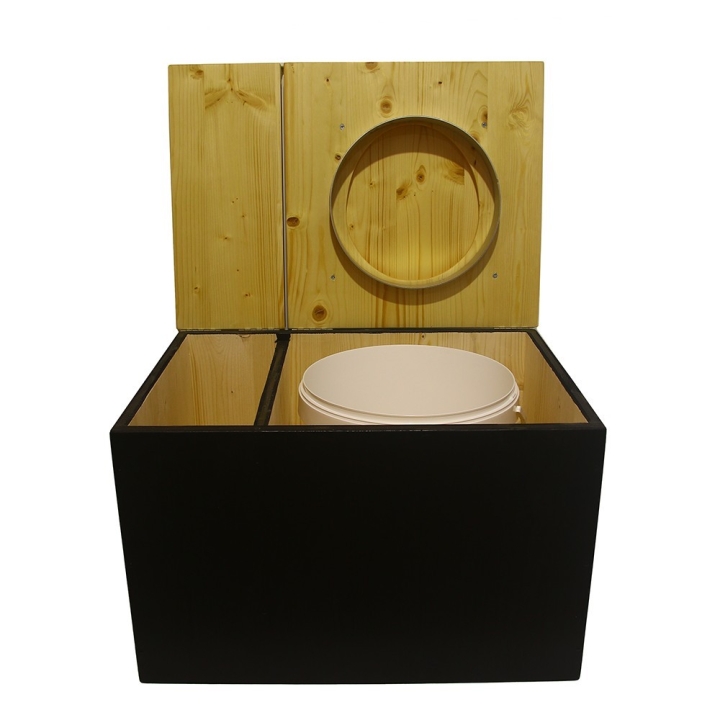  Toilette sèche avec bac à copeaux de bois