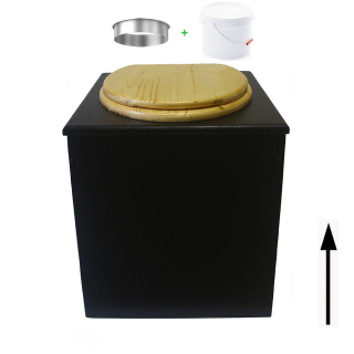 Toilette sèche rehaussée en bois