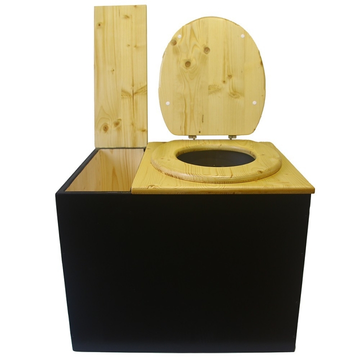  Toilette sèche rehaussée avec bac à copeaux de bois