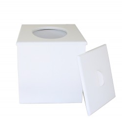 Toilette sèche à petit prix prêt à l'emploi de couleur blanc