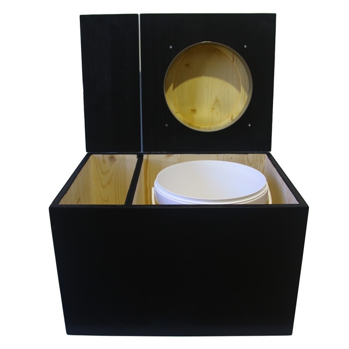  Toilette sèche avec bac à copeaux de bois