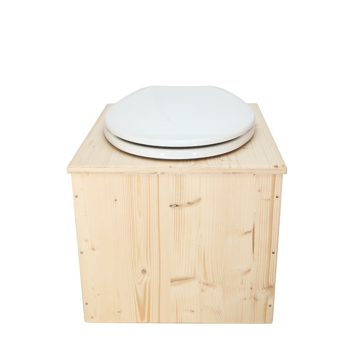  bavette inox et abattant déclipsable blanc