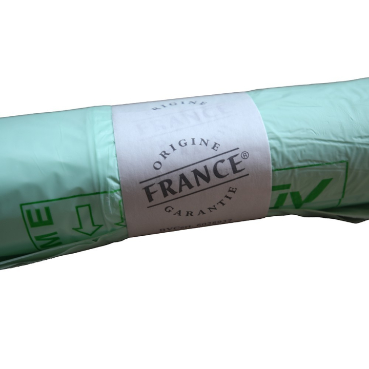  Rouleau de 20 sacs biosourcés de 50L 100% biodégradables et compostables pour toilette sèche