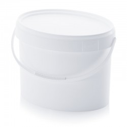 seau ovale plastique alimentaire 18 litres pour toilettes sèches