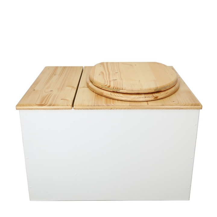  abattant huilé. Livré avec bavette inox et seau inox.