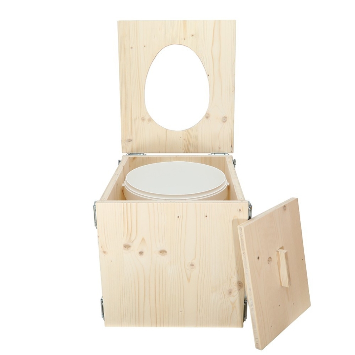  toilette sèche de voyage - toilette sèche en kit avec seau 20L