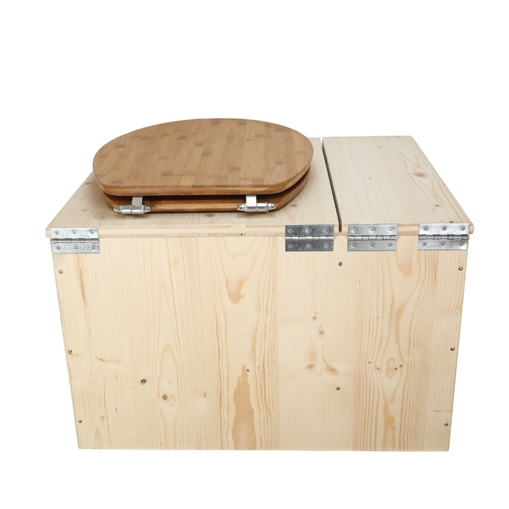  Toilette sèche avec bac à copeaux de bois