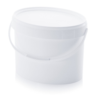 seau ovale plastique alimentaire 18 litres pour toilettes sèches