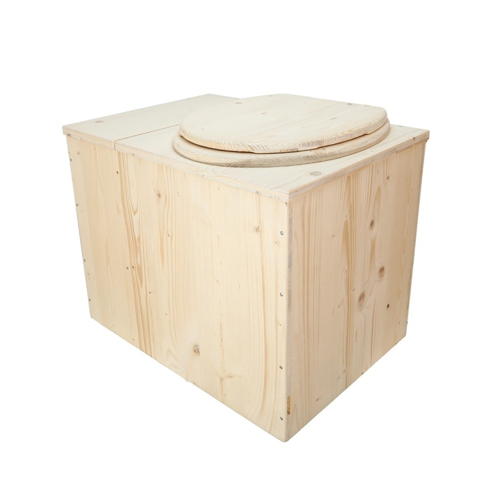  Toilette sèche avec bac à copeaux de bois