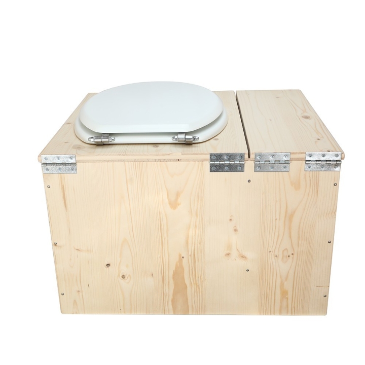  Toilette sèche avec bac à copeaux de bois