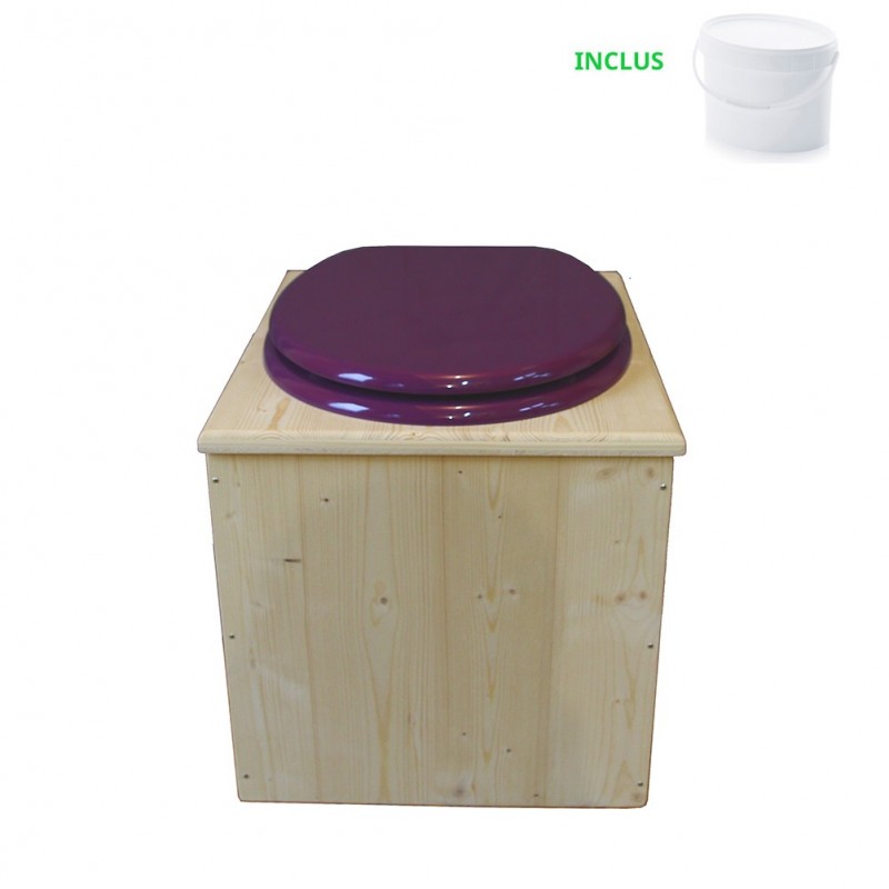 Toilette sèche - La violet prune